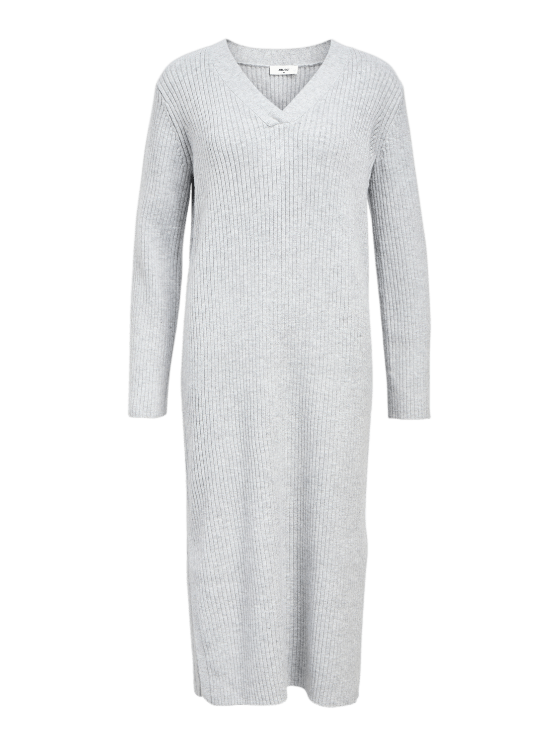 OBJELVA Midi Dress - Light Grey Melange - VERO MODA & VILA Bergvik